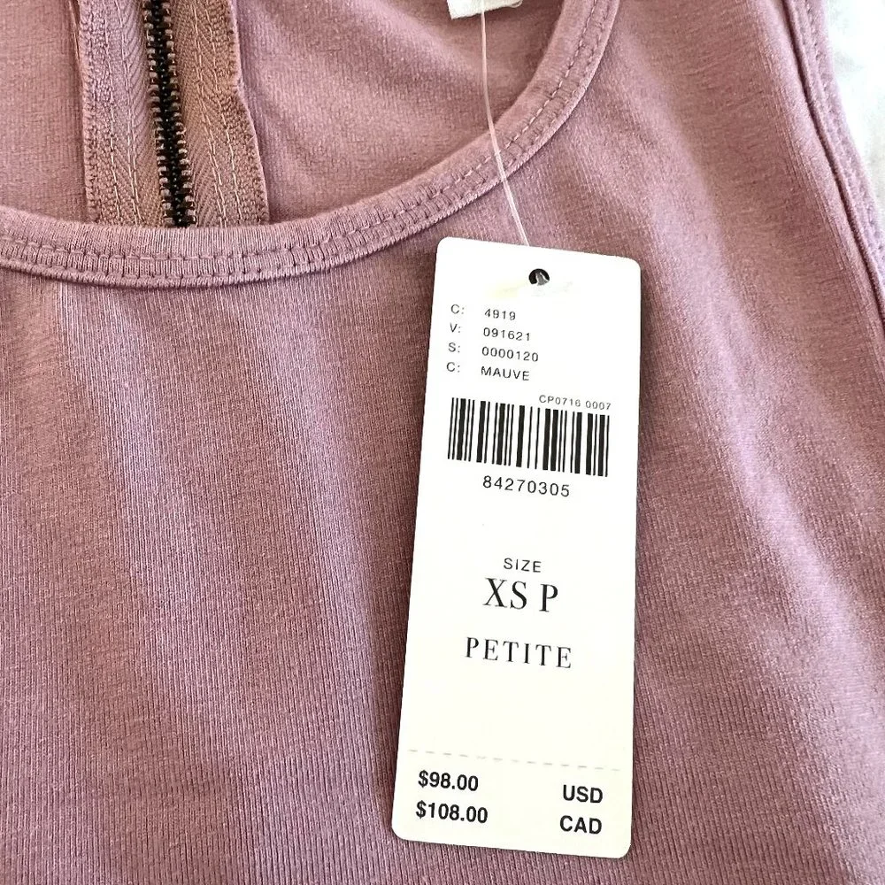 Daily Practice by Anthropologie Sleeveless Side-Ruched Dress NWT - Picture 10 of 13